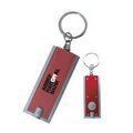 Key Chain W/ Push Button White LED Light (3 Days)